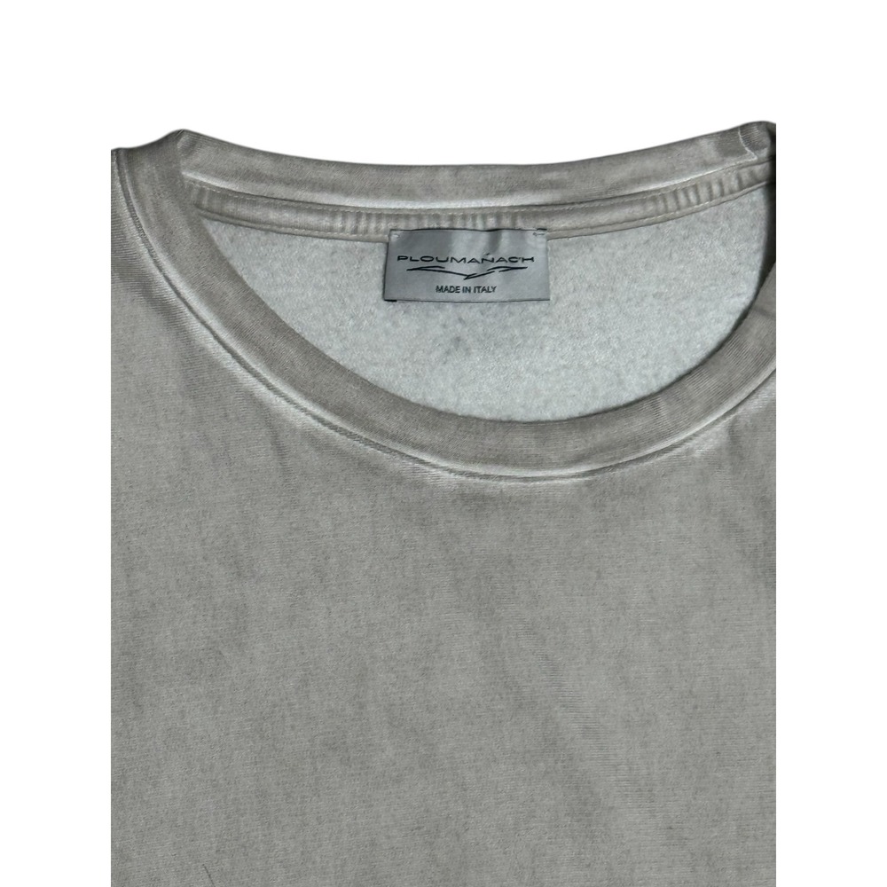 Ploumanac'h Cosmo T-Shirt Canapa Beige Long Sleeve Viscose Made in Italy Size M - Picture 2 of 7